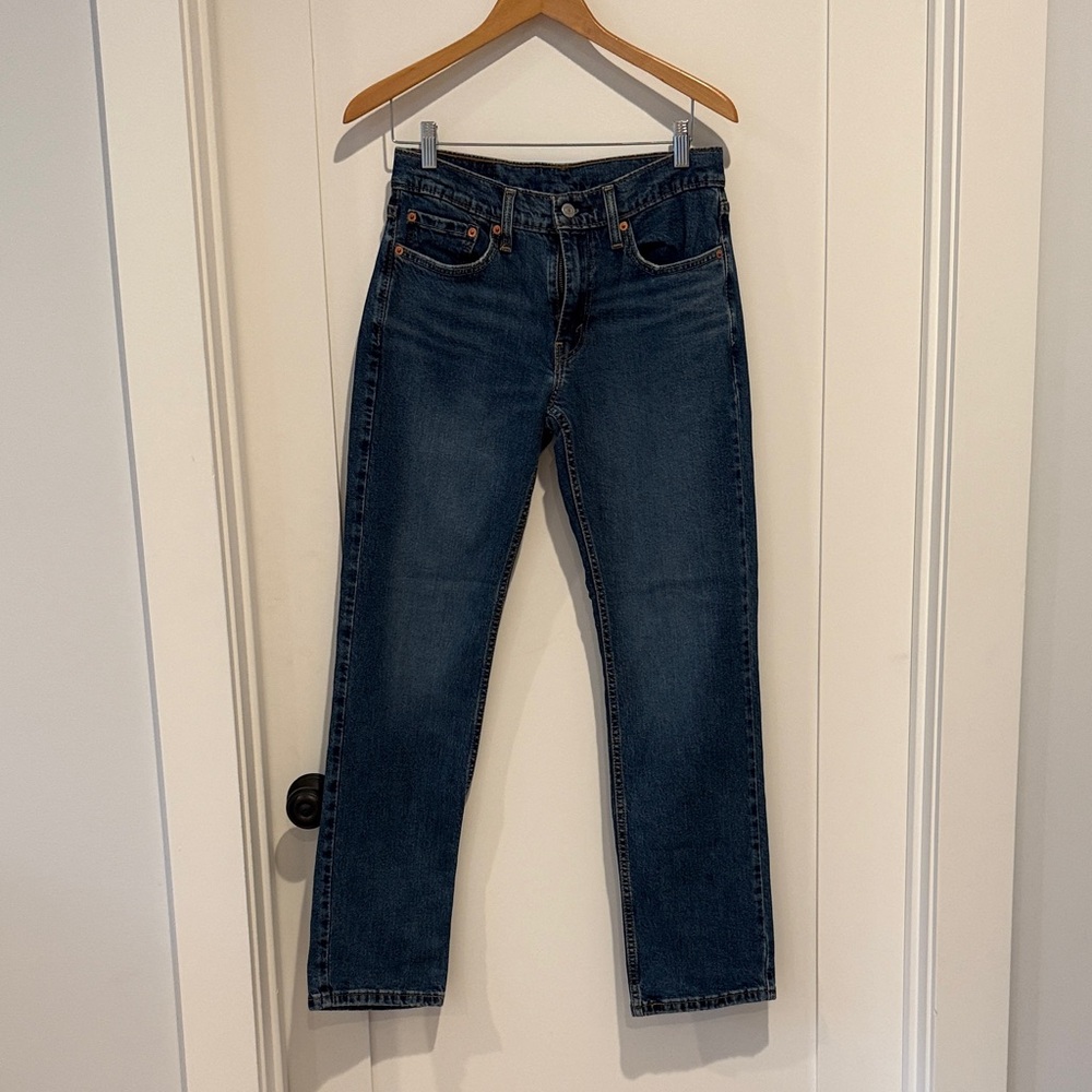 Levi's Dark Blue Straight Jeans